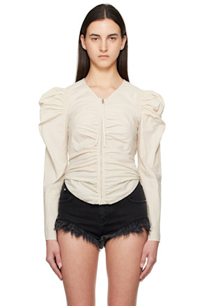 Beige Benatea Blouse