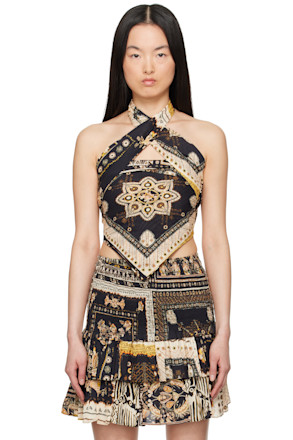 Black & Yellow Feyza Camisole