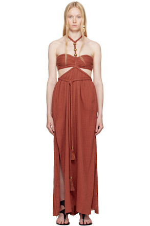 Orange Justine Maxi Dress