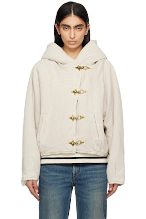 Beige Biane Denim Jacket
