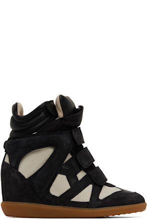 Black & Off-White Bekett Sneakers