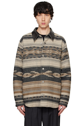 Beige & Gray Dalton Jacket
