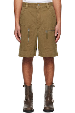 Brown Kyle Denim Shorts