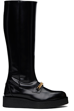 Black Chain Creeper Boots
