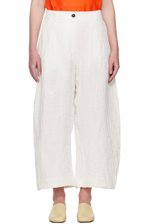 Off-White Chalco Linen Trousers
