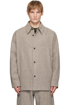 Beige Deck Wool Shirt