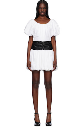 White Vera Belted Minidress
