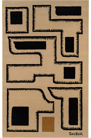 Beige Country Maze Rug
