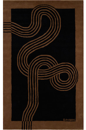 SSENSE Exclusive Black & Brown Rug