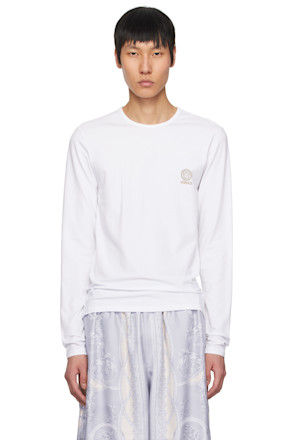 White Medusa Long Sleeve T-shirt
