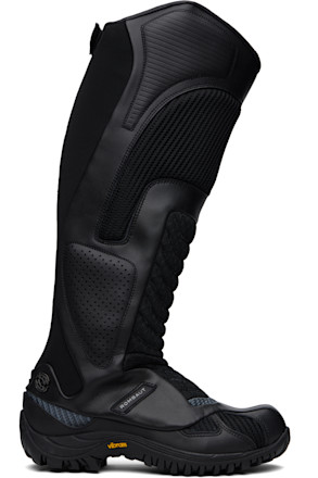 Black Neo High Top Boots