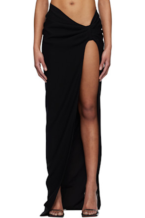 Black Torpedo Maxi Skirt