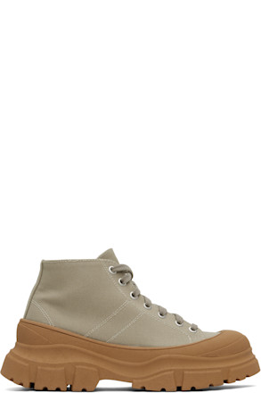 Taupe & Tan Fairway Sneakers