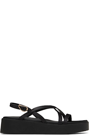Black Silia Sandals