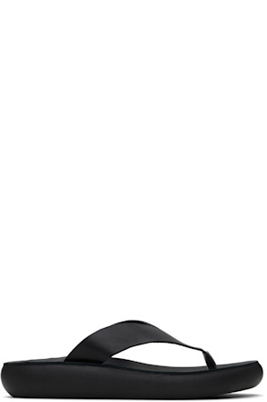Black Charys Comfort Flip-Flops