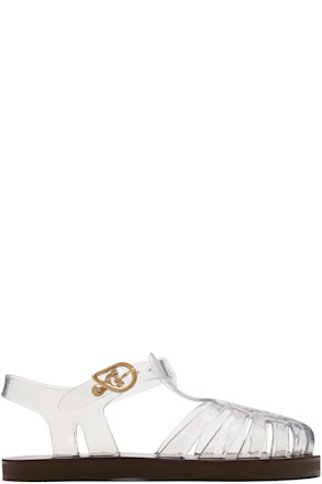 Transparent Homeria Jelly Sandals