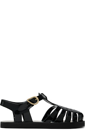 Black Homeria Jelly Sandals