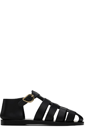 Black Homeria Sandals