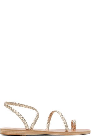 Silver Eleftheria Sandals