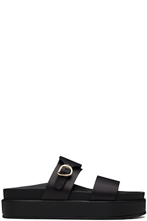 Black Latria 2flatform Sandals
