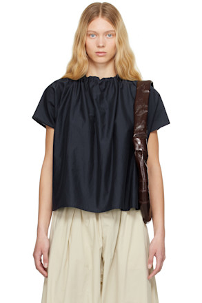 Navy 'The Poet' Top