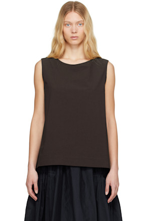 Brown 'The Basketmaker' Tank Top