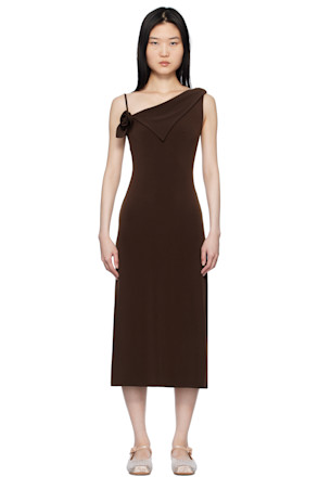 Brown Otter Maxi Dress