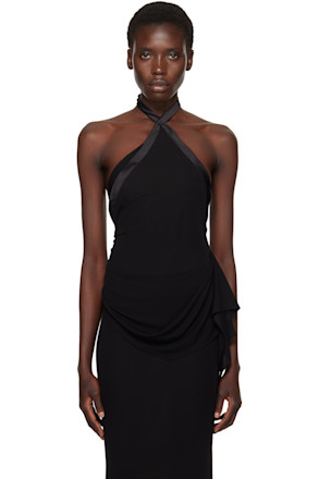 Black Halter Top