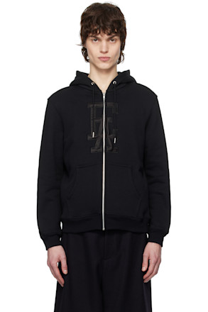 Black 'AE' Hoodie
