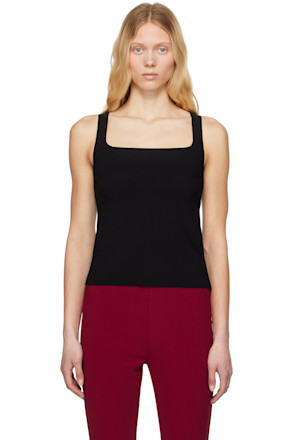 Black Lay2 Sleeveless Tank Top