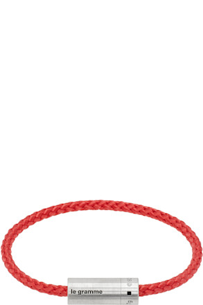 Red Nato Cable 'Le 7g' Bracelet