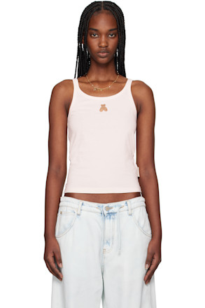 Pink 'Bear in Mind' Tank Top