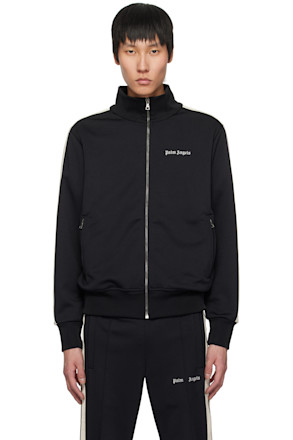 Black Classic Logo Track Jacket
