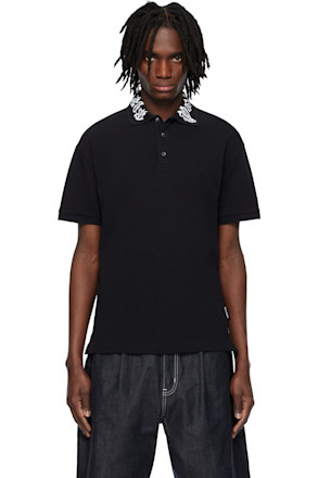 Black Neck Logo Polo