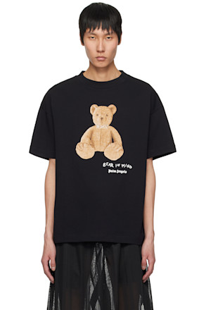 Black 'Bear in Mind' T-shirt
