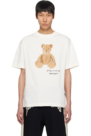 White 'Bear in Mind' T-shirt