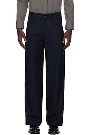 Navy Permian Trousers