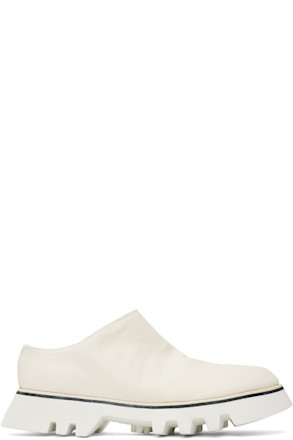 White Soft Horse Full Grain Slip-on Loafers