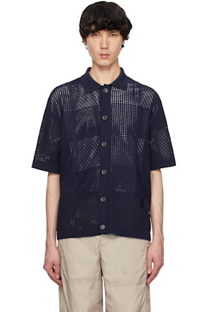 Navy Check Shirt