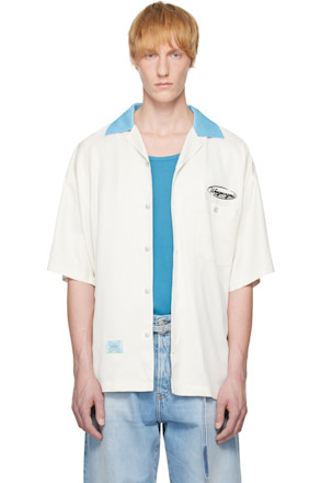 Off-White Embroidered Shirt
