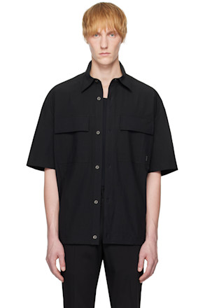 Black Banding Short Sleeve Shirt