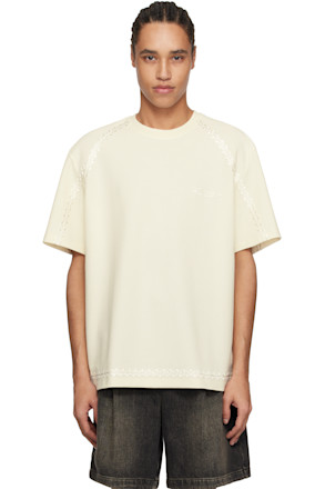 Off-White Line Embroidery T-shirt