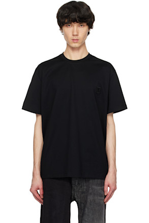 Black Mother of Pearl Back Logo T-shirt