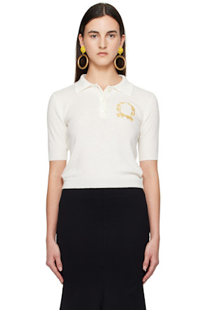 Off-White Laurel Crown Logo Polo