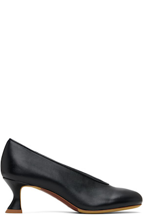 Black Duck Leather Heels