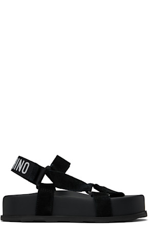 Black Suede Sandals