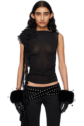 Black 'The Bloody Groom' Top
