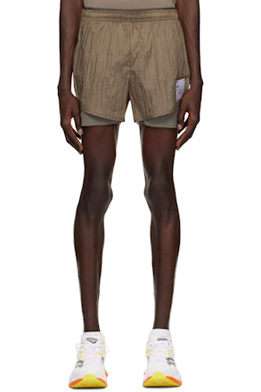Taupe Rippy 3" Trail Shorts
