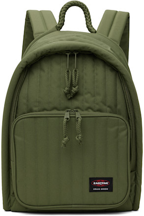 Khaki Eastpak Edition Quilted Padded Pak'r Backpack