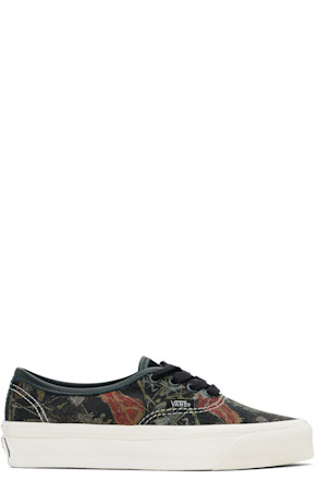 Black Premium Authentic 44 Jacquard Sneakers